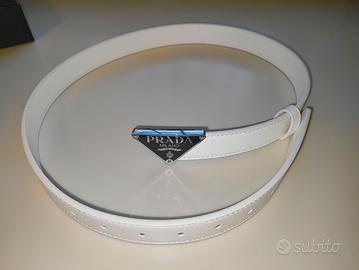 Cintura prada bianca