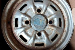 Cerchi in ferro originali 14" Lancia FULVIA Coupè