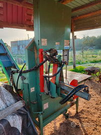 Sega a nastro da 80, presa di forza è cardano