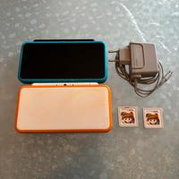 Lotto 2x Nintendo New 2DS XL + caricatore + giochi