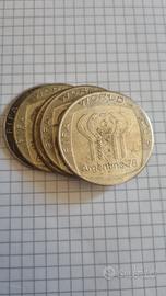 5 medaglie  ARGENTINA 78 football calcio Argentato