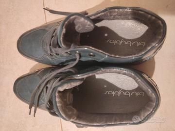 scarpe blu byblos