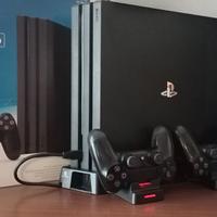 PlayStation 4 Pro 1Tb 4K - Cooler Vertical Stand 