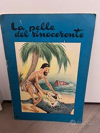 Libro antico per bambini la pelle del rinoceronte