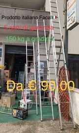 SCALA PROFESSIONALE IN ALLUMINIO PRODOTTO ITALIANO