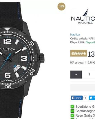 orologio uomo donna nautica nai13511g