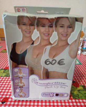 3 Reggiseni Comfortisse Push-Up Bra
