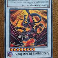 Carta yu-gi-oh arcidemone drago rosso 