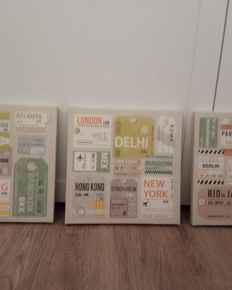 Set 3 quadretti Ikea