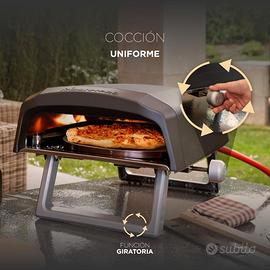 forno pizza napoletano girevole pietra