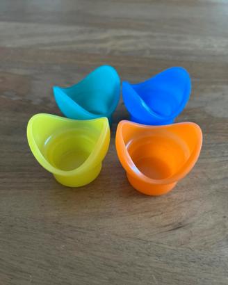 Set 4 pezzi portauovo Tupperware