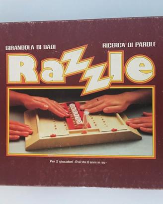 Razzle girandola di dadi di parole EG gioco epoca