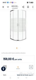 piatto doccia angolare 80 con box doccia