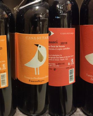 Collezione "i vini del Vesuvio" di Casa Setaro