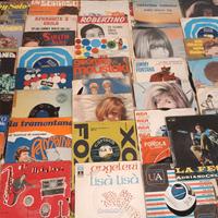 lotto 40 dischi in vinile 45 giri vintage 