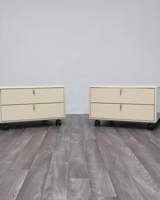 George Coslin Coppia Di Comodini Longato Hennè ‘70