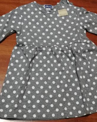 Vestito bambina taglia 12 mesi marca CHICCO