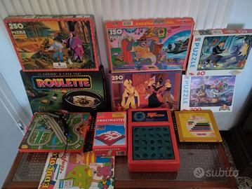Lotto Puzzle Giochi anni 90 