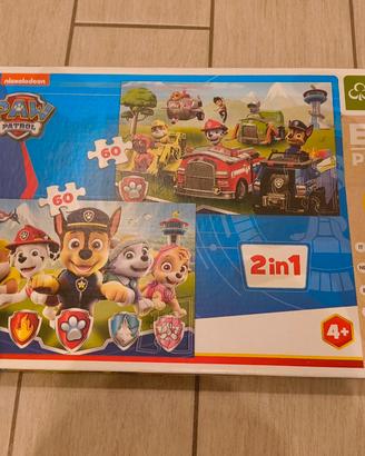 puzzle 60 pezzi paw patrol