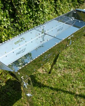 Barbecue + cuoci arrosticini spiedini inox sm80 -