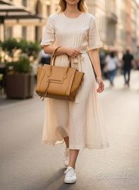 borsa vera pelle tipo Celine