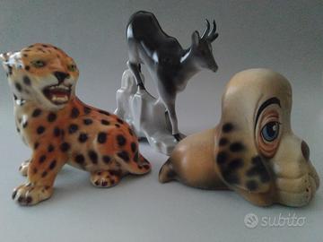 Tris Animali di ceramica