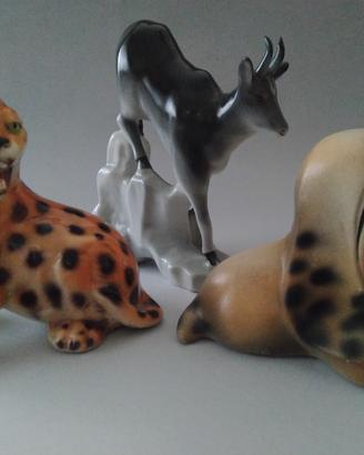 Tris Animali di ceramica
