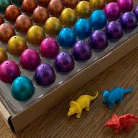 25 uova magiche , si schiudono in acqua