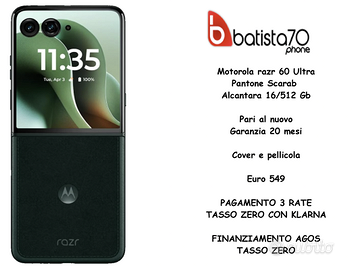 Motorola razr 60 Ultra Scarab Alcantara 16/512 Gb