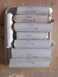 Rotolini periodo Regno d'Italia  con monete usate