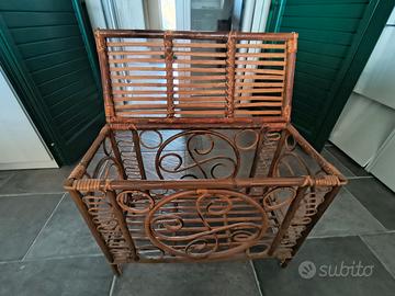 Bauletto in rattan