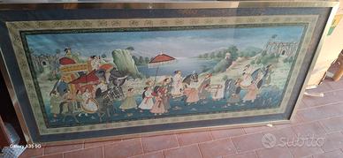 dipinto su tela Batik vintage