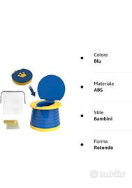 Vaso da viaggio portatile pieghevole bambini