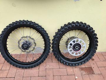 Coppia di ruote originali 21-19 per Honda CR - CRF