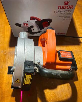 Scanalatore TUDOR 1700W con Guida Laser