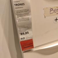scarpiera IKEA trones