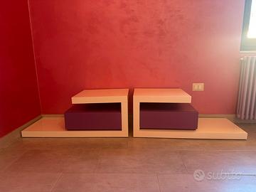 Coppia di comodini moderni