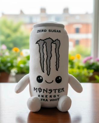 Peluche lattina Monster Energy Ultra White Bianca
