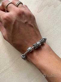 Braccialetto con charms in argento 925