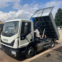Iveco 100 E 21 - Ribaltabile + gru o scarrabile