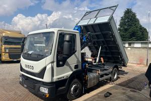 Iveco 100 E 21 - Ribaltabile + gru o scarrabile