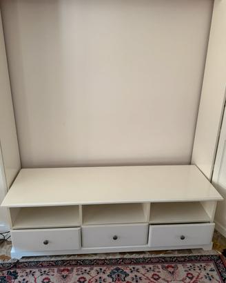 mobiletto tv ikea bianco