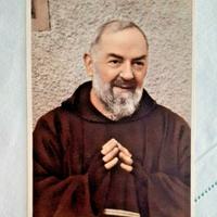 Cartolina Padre Pio N.V. 1958