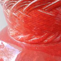 Anfora rossa ceramica d'Este