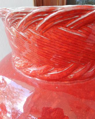 Anfora rossa ceramica d'Este
