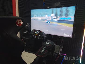 postazione trak racer R6 con sedile a guscio