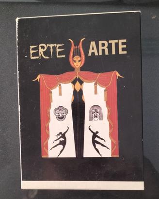 Cofanetto vintage cartoline art decò Ertè