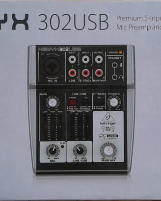 Mixer xenyx 302 usb nuovi