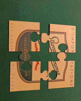 Sottobicchieri puzzle Raro