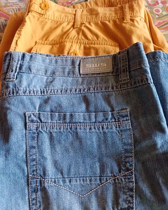 Due pantaloncini uomo in cotone